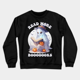 Read More Books, Halloween Bookish Ghost Crewneck Sweatshirt